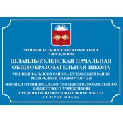 Административная входная вывеска