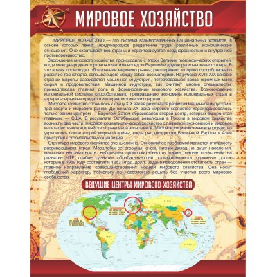 Стенд "Мировое хозяйство"