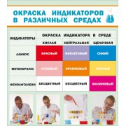 Стенд "Окраска индикаторов в различных средах"